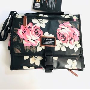 NWT Lokass Floral Travel Diaper Changing Pad